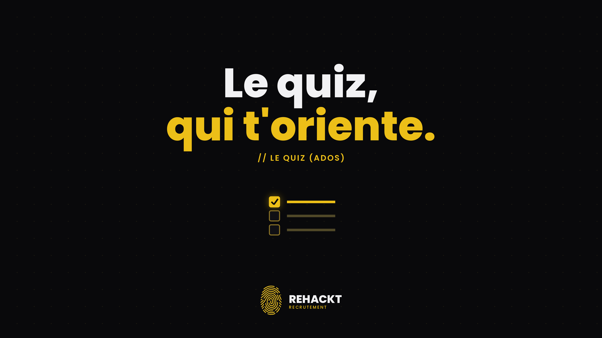 Es-tu fait(e) pour la cybersécurité ? (Quiz Jeunes)